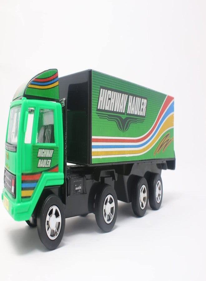 Shinsei Cargo Carrier Truck Maintenance Free Pullback Spring Action Race Toy Gift for Boys 3+ Years. Strong ABS Plastic, NO Sharp Edges, BIS Certified. Pack of 1, Color Green - Image 2